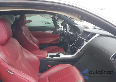 2019 Infiniti Q60 3.0T Red Sport 400 z USA, uszkodzony, nr VIN JN1FV7EL3KM440493